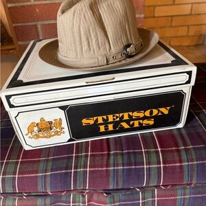 Stetson Tan Fedora Hat